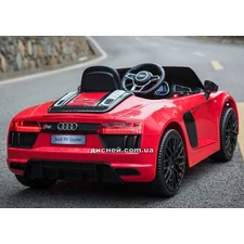 Детский электромобиль M 4190 EBLR-3 Audi, кожаное сиденье, красный фото 37