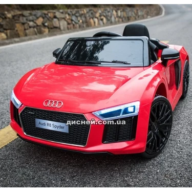 Детский электромобиль M 4190 EBLR-3 Audi, кожаное сиденье, красный