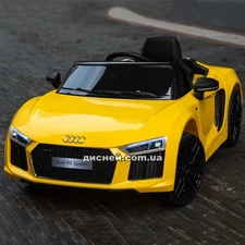 Детский электромобиль M 4190 EBLR-6 Audi, кожаное сиденье, желтый купить