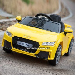 Детский электромобиль M 4190 EBLR-6 Audi, кожаное сиденье, желтый