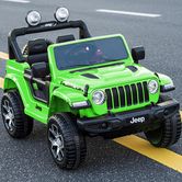 Детский электромобиль M 4176 EBLR-5, Jeep Wrangler, кожаное сиденье