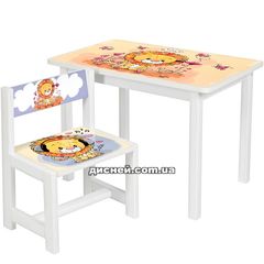 Купить Детский столик BSM1-03, со стульчиком, львенок