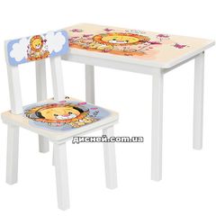 Купить Детский столик BSM2K-03 со стульчиком, лев