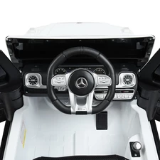 Детский электромобиль M 4214 EBLR-1 Mercedes, кожаное сиденье фото 86