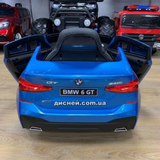 Детский электромобиль M 4194 EBLR-4 BMW, мягкое сиденье, синий фото 14