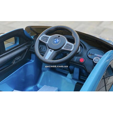 Детский электромобиль M 4194 EBLR-4 BMW, мягкое сиденье, синий фото 54