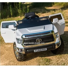 Детский электромобиль JJ 2125 EBLR-1, Toyota Tundra, белый купить