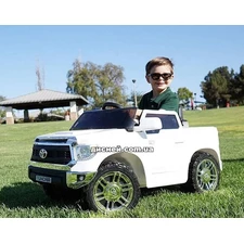 Детский электромобиль JJ 2125 EBLR-1, Toyota Tundra, белый фото 54