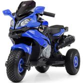 Детский мотоцикл M 4188 AL-4, надувные колеса, синий