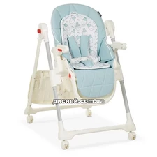 Стульчик ME 1037 CRYSTAL Milk Sky Blue, для кормления, голубой фото 14