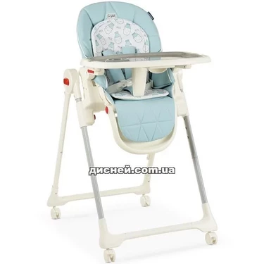 Стульчик ME 1037 CRYSTAL Milk Sky Blue, для кормления, голубой