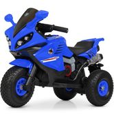 Детский мотоцикл M 4216 AL-4, надувные колеса, синий