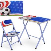 Детский столик A19-FB со стульчиком, футбол