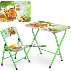 Детский столик A19-JUNGLE со стульчиком, джунгли
