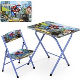 Детский столик A19-SP со стульчиком, Человек-паук