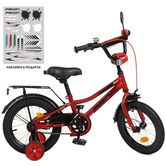 Детский велосипед PROF1 12д. Y12221 Prime, красный
