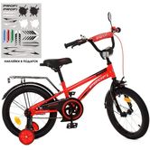 Детский велосипед PROF1 16д. Y16211, Zipper, красно-черный