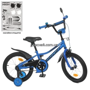 Детский велосипед PROF1 16д. Y16223, Prime, синий