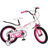 Детский велосипед PROF1 18д. LMG18204 Infinity, бело-розовый