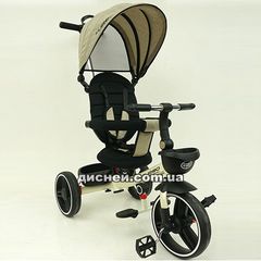 Купить Детский трехколесный велосипед М 5447 PU-7, бежевый лен