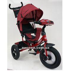 Детский трехколесный велосипед M 3115 HA-3L, красный лен