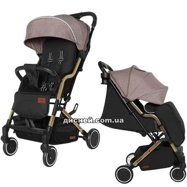 Коляска прогулочная Carrello Smart CRL-5504 Milkshake Beige, дождевик