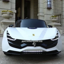 Детский электромобиль M 4203 EBLR-1, кожаное сиденье, белый купить