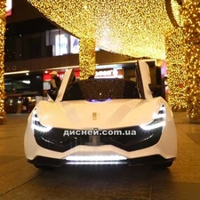 Детский электромобиль M 4203 EBLR-1, кожаное сиденье, белый фото 71