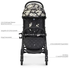 Коляска детская ME 1058 WISH Floral Black фото 14