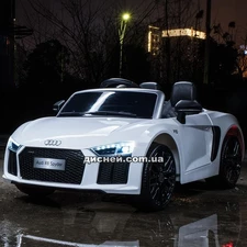 Детский электромобиль M 4281 EBLR-1 Audi, кожаное сиденье фото 41
