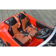Детский электромобиль M 4281 EBLR-1 Audi, кожаное сиденье фото 92