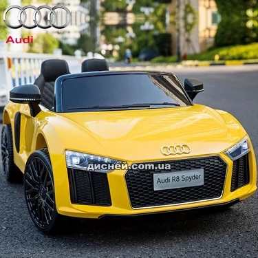 Детский электромобиль M 4281 EBLR-6 Audi, кожаное сиденье