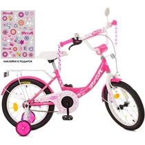 Детский велосипед PROF1 16д. XD1613, Princess, малиновый