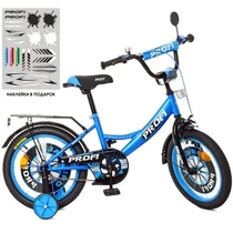 Детский велосипед PROF1 16д. XD1644, Original boy, сине-черный
