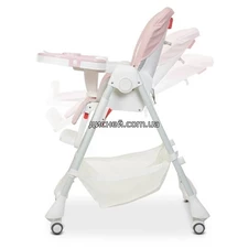 Стульчик M 3822 Baby Pink для кормления, розовый фото 37