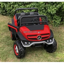 Детский электромобиль M 4133 EBLR-3 (24V), кожаное сиденье, красный купить
