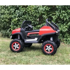 Детский электромобиль M 4133 EBLR-3 (24V), кожаное сиденье, красный фото 54