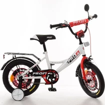 Детский велосипед PROF1 14д. XD1445 Original boy, бело-красный