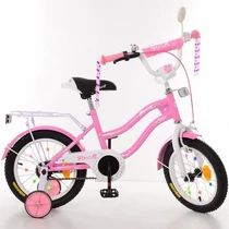 Детский велосипед PROF1 14д. XD1491 Star, розовый - Дитячий велосипед PROF1 14д. XD1491 Star