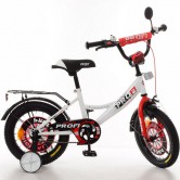 Детский велосипед PROF1 16д. XD1645, Original boy, бело-красный