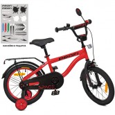 Велосипед детский PROF1 16д. SY16154, Space, красный