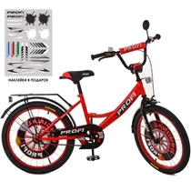 Детский велосипед PROF1 20д. XD2046, Original boy, красно-черный