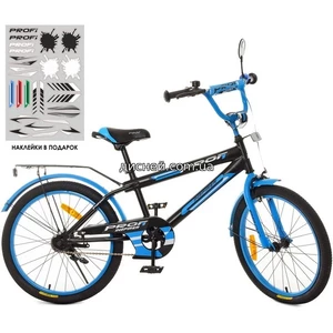 Купить Велосипед детский PROF1 20д. SY2053 Inspirer, черно-синий