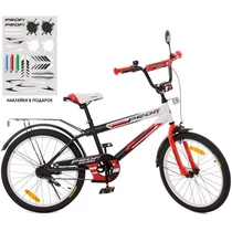 Велосипед детский PROF1 20д. SY2055 Inspirer, черно-бело-красный