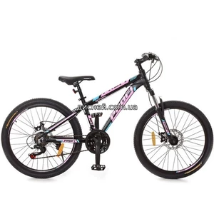 Купить Спортивный велосипед 24д. G24OPTIMAL A24.2, черно-розовый