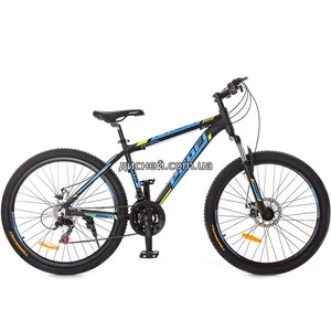 Спортивный велосипед 26д. G26OPTIMAL A26.1, черно-голубой