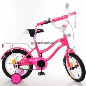 Купить Детский велосипед PROF1 12д. XD1292 Star, малиновый
