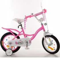 Велосипед детский PROF1 14д. SY14191 Angel Wings, розовый