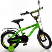 Велосипед детский PROF1 14д. SY14152, Space, зеленый