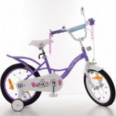 Велосипед детский PROF1 16д. SY16193, Angel Wings, сиреневый